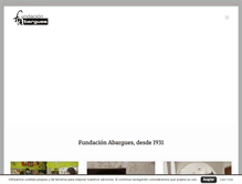Tablet Screenshot of fundacionabargues.org